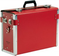 red leather case , place for many tools, red or black
